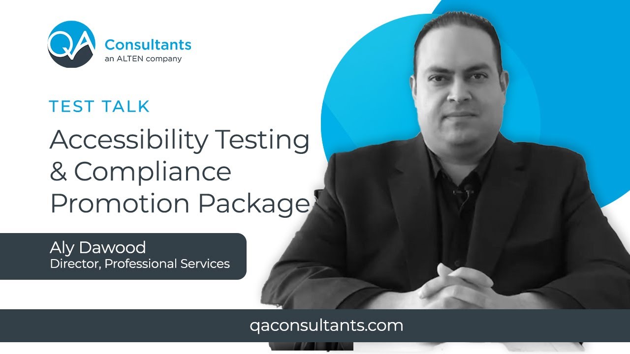 Video: Test Talk Episode 3: Accessibility Testing & Compliance Promotion Package