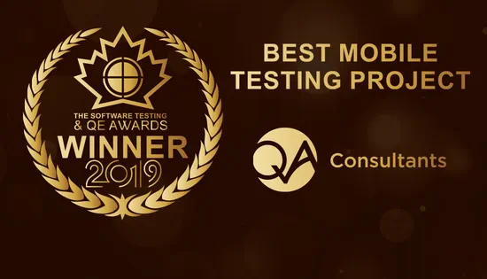 And the winner is… QA Consultants at The Software Testing & QE Awards 2019