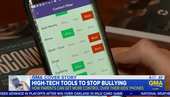 QAC client Zift has parental control app featured on Good Morning America