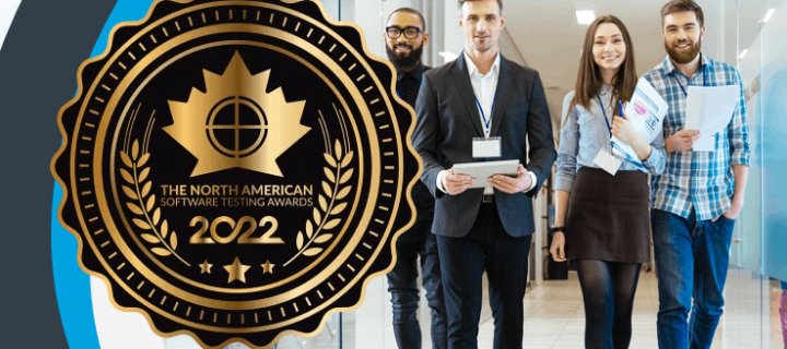 Software Testing Management Team in North America award badge