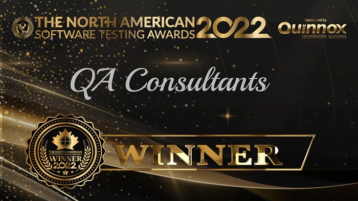 QA Consultants Named Testing Management Team of the Year at North American Software Testing Awards