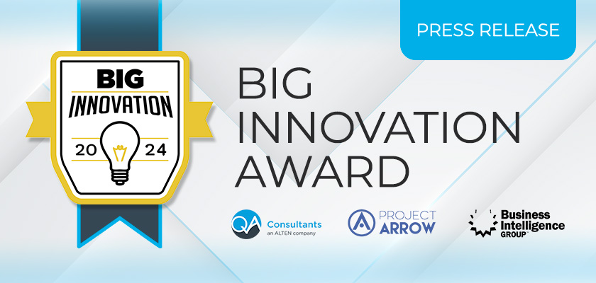 QA Consultants wins BIG Innovation Award for its role in Project